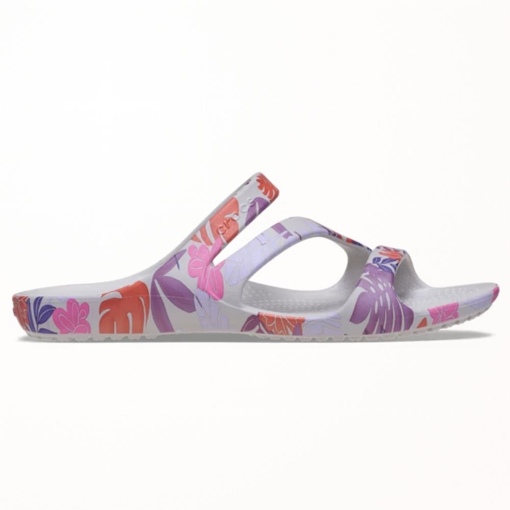 Crocs‎ Kadee 2 Tropical Slide Sandals- Pearl - Picture 2 of 11